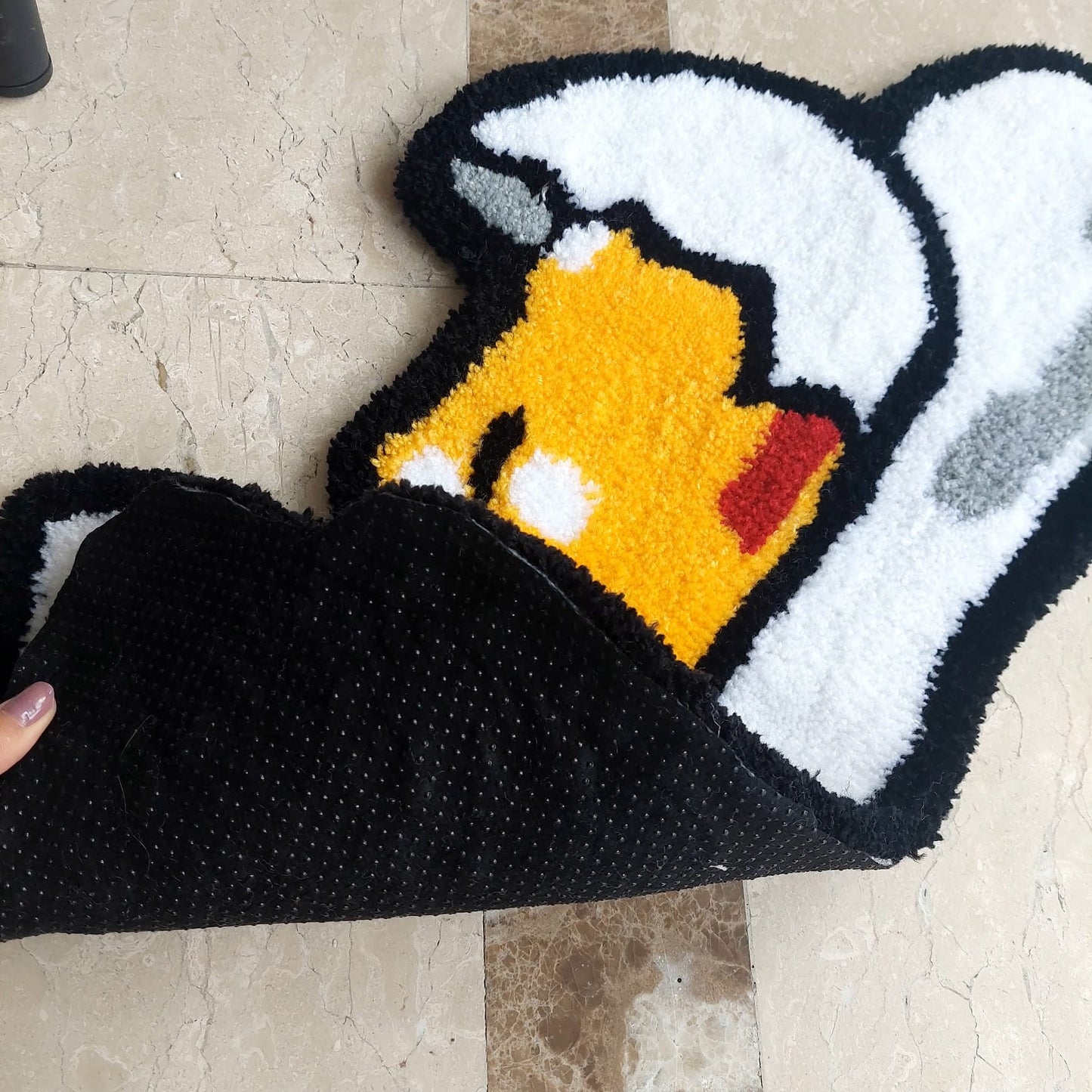 Funny Rug,Cute Hand Tufted Egg RugCute Tuft Rug,Custom Tuft Rug,100% Acrylic Soft Rug,Hand Tuft Egg Rug,Area Rug, Modern Rug, Handmade Decor