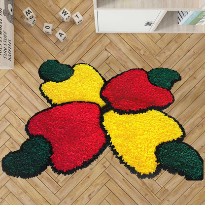 Fruit rug, Lemon Twist Rug ,Custom Rug, Bedroom Rug, Custom Carpet, Fun Area Rug, Home Decor, Lime rug, Yellow Lemon rug, lemon slice rug