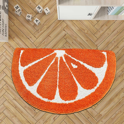 Fruit rug, Lemon Twist Rug ,Custom Rug, Bedroom Rug, Custom Carpet, Fun Area Rug, Home Decor, Lime rug, Yellow Lemon rug, lemon slice rug