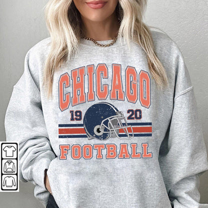Chicago Football 1920 Shirt, Chicago Football Shirt, Chicago Football Women Shirt, Chicago Football Gift Shirt, Game Day Shirt.
