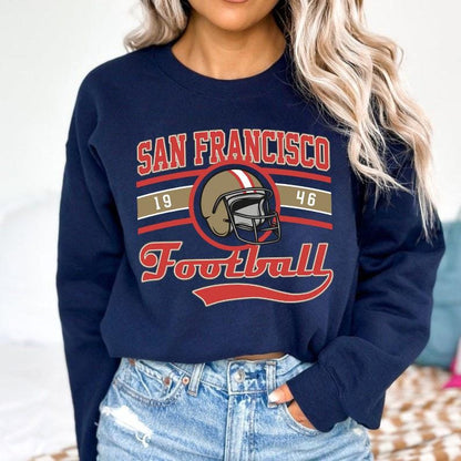 Vintage San Francisco shirt, Game Day apparel Football Fan Sport,San Francisco Football Shirt,Sunday Shirt, San Francisco Football Fan shirt