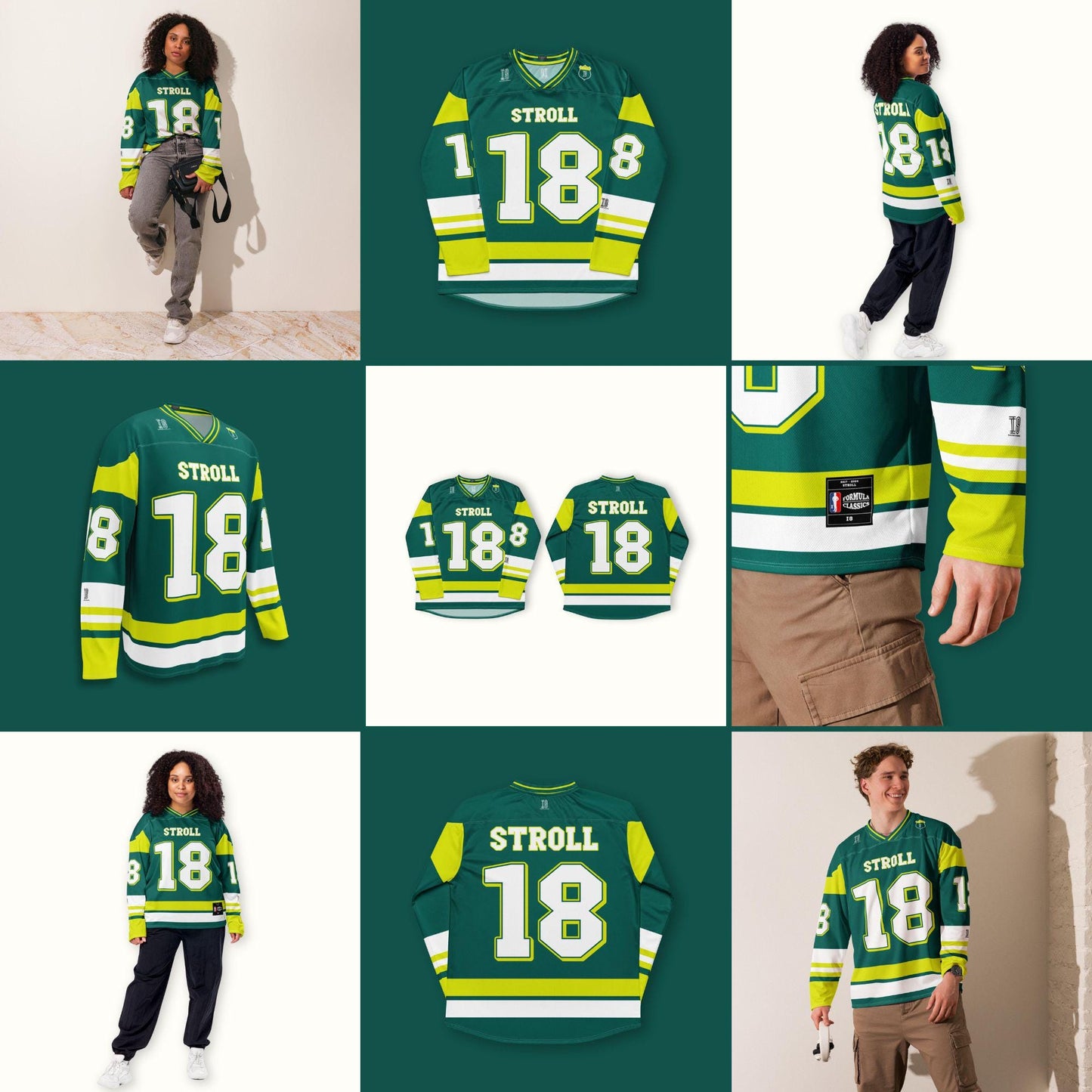 Speedway Racing Unisex Hockey Jersey – Casual Oversized Unisex Sweatshirt Inspired by Motorsport Style