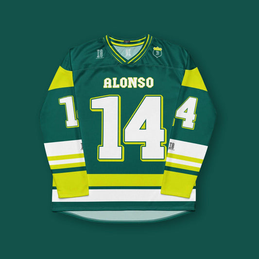 Bold Number 14 Oversized Racing Hockey Jersey – Lightweight Unisex Streetwear Jersey for Racing Fan
