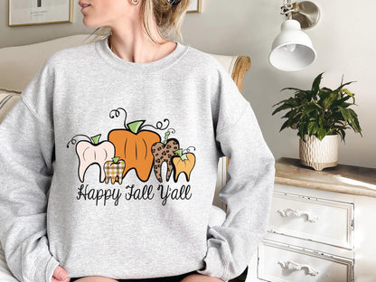 Fall Dentist Shirt, Dental Halloween Shirts, Matching Halloween Dental Shirts, Dental Hygiene Sweatshirts, Dental Office Tshirt