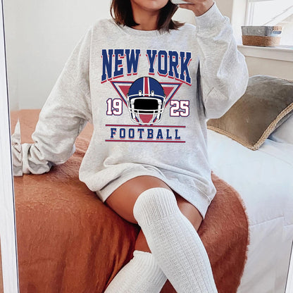 New York Football Sweatshirt, Trendy New York Football Shirts, New York Football Sweater, New York Game Day, New York Football Crewneck.