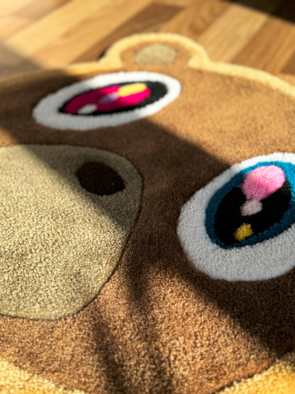 Custom CD rug Tufted rug wave rug hypebeast rug rap rug collage bear rug rug for bedroom