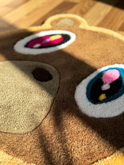 Custom CD rug Tufted rug wave rug hypebeast rug rap rug collage bear rug rug for bedroom