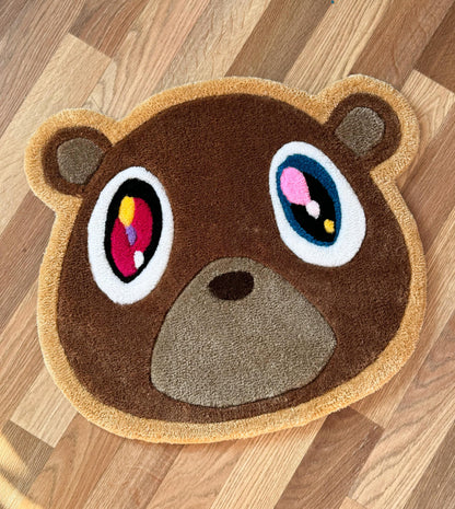 Custom CD rug Tufted rug wave rug hypebeast rug rap rug collage bear rug rug for bedroom