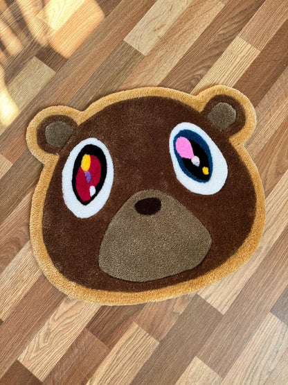 Custom CD rug Tufted rug wave rug hypebeast rug rap rug collage bear rug rug for bedroom