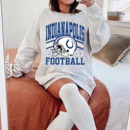 Indianapolis Football Vintage Style Sweatshirt, Indianapolis Football, Retro Indianapolis Football Fan, Indianapolis Shirt, Sun Day Football