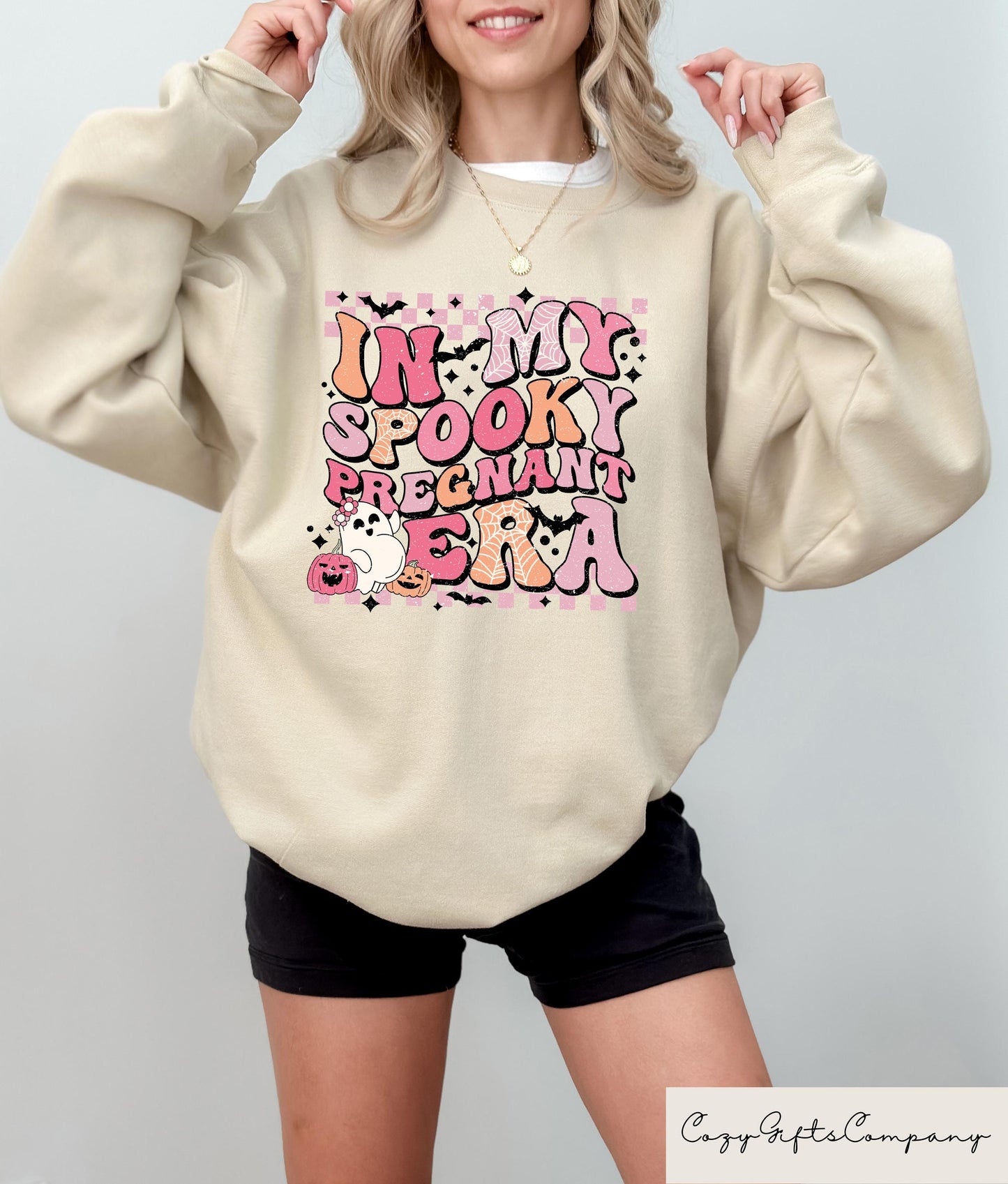 In My Pregnant Era hoodies Pregnancy Announcement Shirt Vintage Mom Sweatshirt Mom Era Shirt Mama Concert Shirt New Mom Shirt