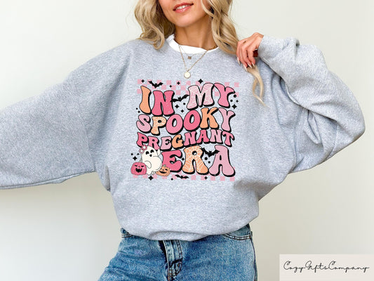 In My Pregnant Era hoodies Pregnancy Announcement Shirt Vintage Mom Sweatshirt Mom Era Shirt Mama Concert Shirt New Mom Shirt