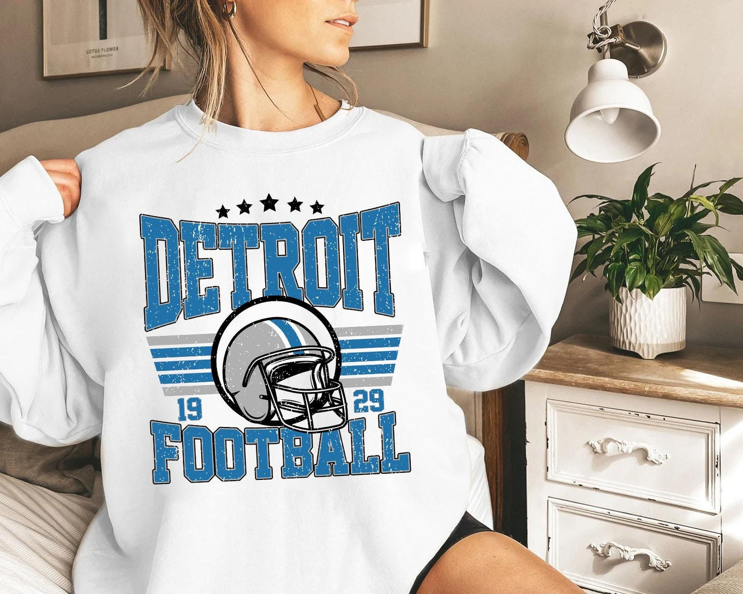 Detroit Football Shirt, Detroit Football Sweatshirt, Vintage Style Detroit Football shirt, Sunday Football, Game Day Shirt.