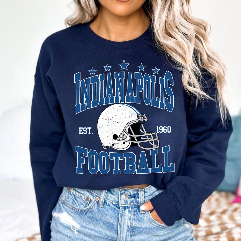 Indianapolis Football Sweatshirt,Indianapolis Shirt,Sunday Football Shirt,Trendy Indianapolis Football Fan Shirt,Indianapolis Game Day Shirt