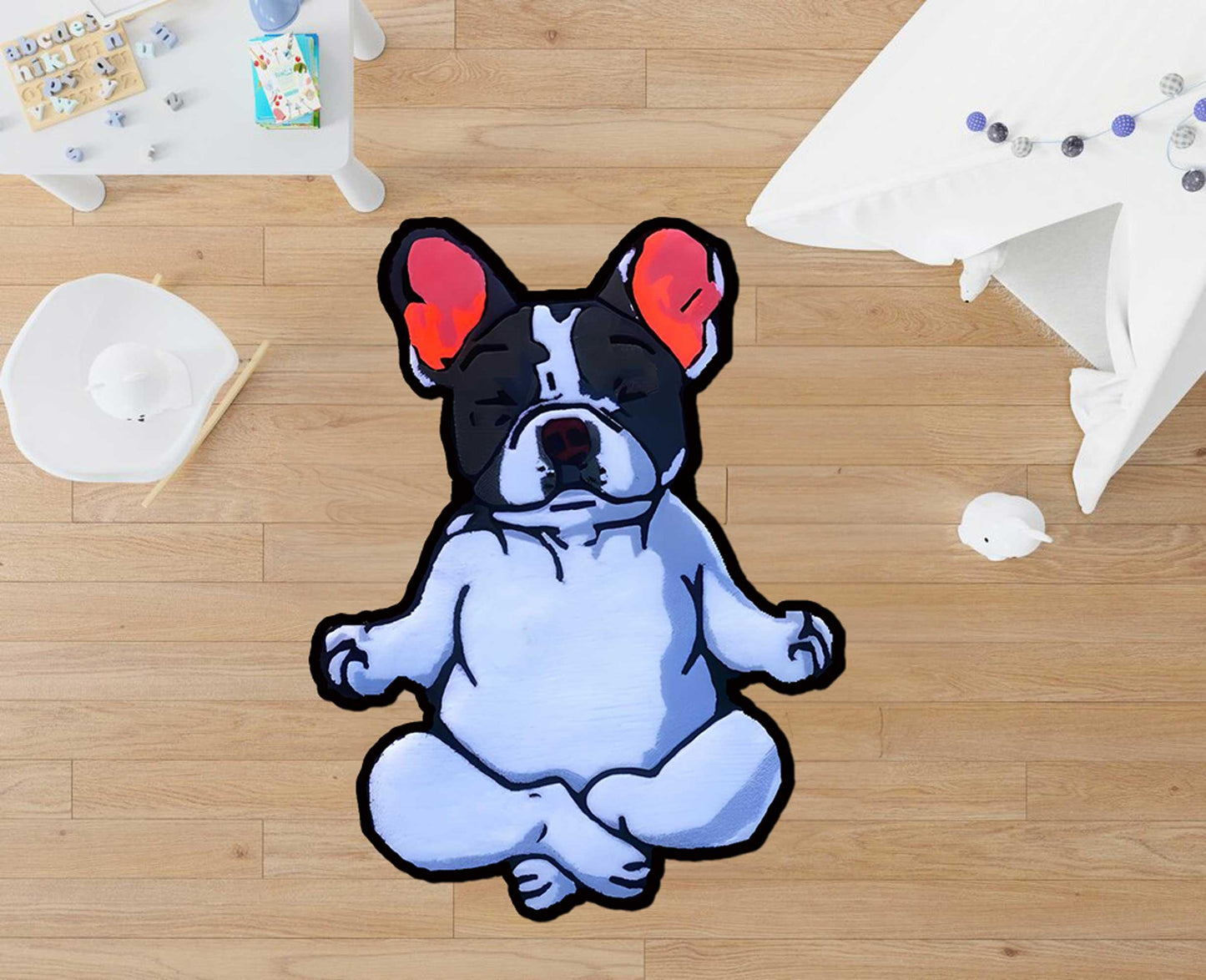 black bulldog rug,brown dog,custom pet  rug,dog gift rug,personalised animals rug,personalised bulldog dog rugbulldog birthday rug,white dog