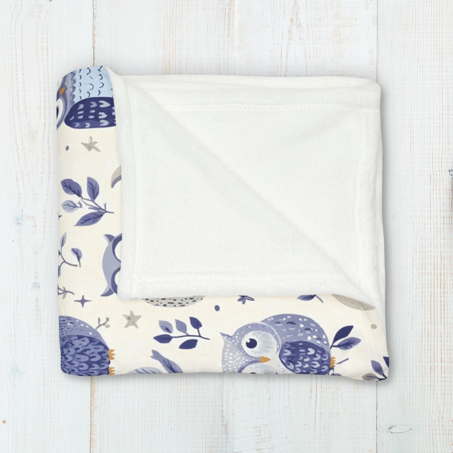 Celestial Owl Blanket Cute Pastel Moon and Stars Fleece Throw Blanket Floral Mystical Owl Lovers Christmas Gift Ideas for Family Friends