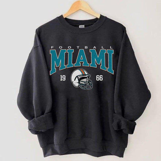 Retro Miami Football Shirt, Miami Football Shirt, Miami Football Women Shirt, Miami Football Gift Shirt, Game Day Shirt.