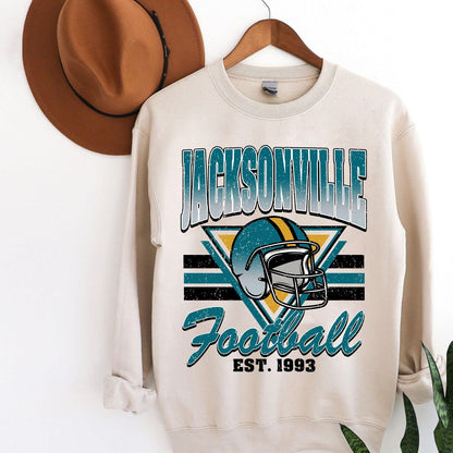 Retro Jacksonville Football shirt, Jacksonville Football Sweatshirt, Vintage Retro Style Jacksonville Football Tee, Jacksonville Game Day.
