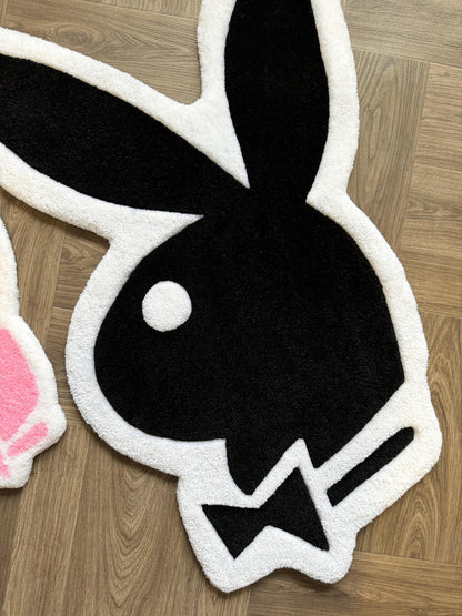 Custom rugs Bunny Tufted rug.Handmade rugs.Rugs for bedroom aesthetic.hypebeast rug.ready to ship made to order.plant decor Hand tufted rug.