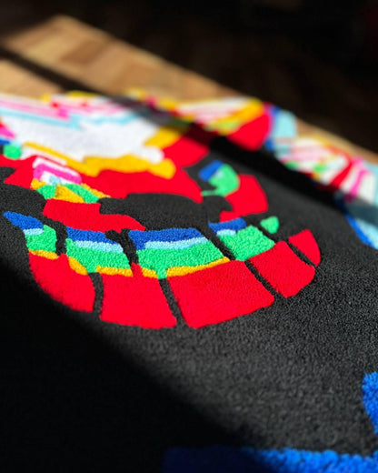 Custom Tufted Anime Rug Hypebeast rug Rugs for bedroom aesthetic Home decor halloween rugs Handmade Rug aesthetic home decor