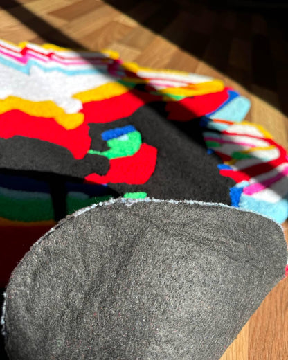 Custom Tufted Anime Rug Hypebeast rug Rugs for bedroom aesthetic Home decor halloween rugs Handmade Rug aesthetic home decor