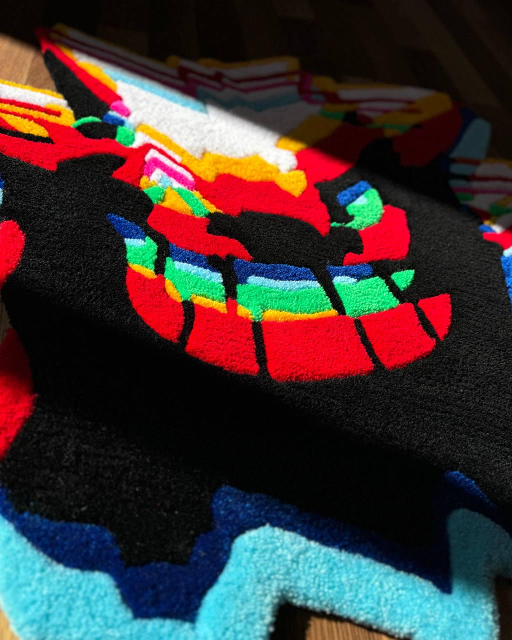 Custom Tufted Anime Rug Hypebeast rug Rugs for bedroom aesthetic Home decor halloween rugs Handmade Rug aesthetic home decor