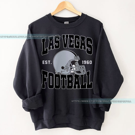 Las Vegas Football Sweatshirt, Retro Sports Fan Shirt, Game Day Gift Tee, Las Vegas Mascot Sweatshirt, Las Vegas Football Fan,Las Vegas Team