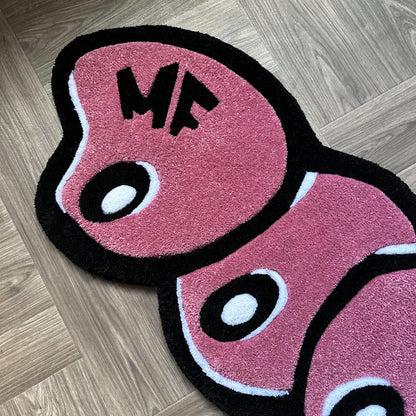 MF Doom Rug Custom Rug Cd rug Rap Rug Doom rug Tufted Rug Custom carpet rug Living Room rug Rugs for bedroom aesthetic Hypebeast rug