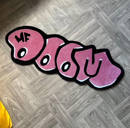 MF Doom Rug Custom Rug Cd rug Rap Rug Doom rug Tufted Rug Custom carpet rug Living Room rug Rugs for bedroom aesthetic Hypebeast rug