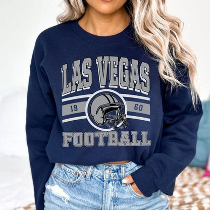 Vintage Las Vegas Football Sweatshirt, Las Vegas Game Day Shirt, Las Vegas Shirt, Game Day Shirt, Trendy Las Vegas Football Fan Gift.