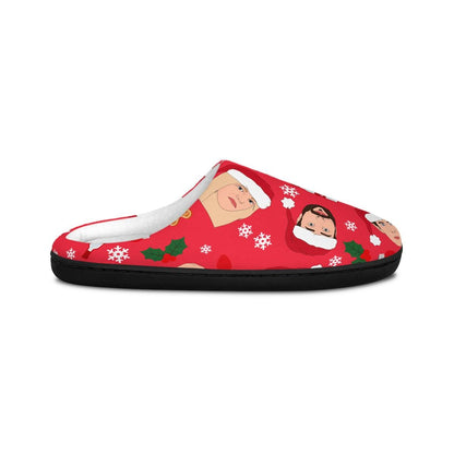 Always Sunny Christmas Slippers | Frank Dee Dennis Charlie Mac Merry Christmas Indoor Slippers Gift Character For Her For Him Gift
