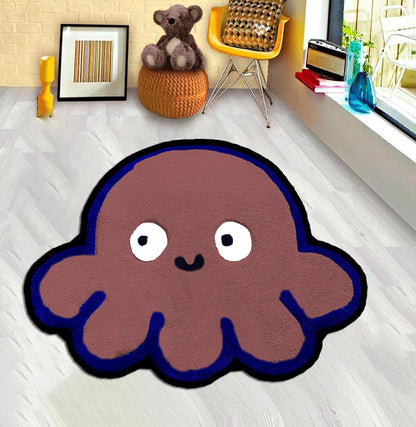 Red Octopus, Blue Octopus, Purple Octopus, Octopus, Yellow Octopus, Orange Octopus, Green Octopus, Kids Room Decor,Octopus Decor,Octopus Rug