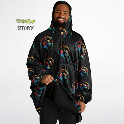 Unisex Taurus Star Sign Print Snug Hoodie,Printed Hooded Blanket,Blanket Sleeves,Lounge Wear,Unique,Novelty Gifts, birthday Christmas Gift