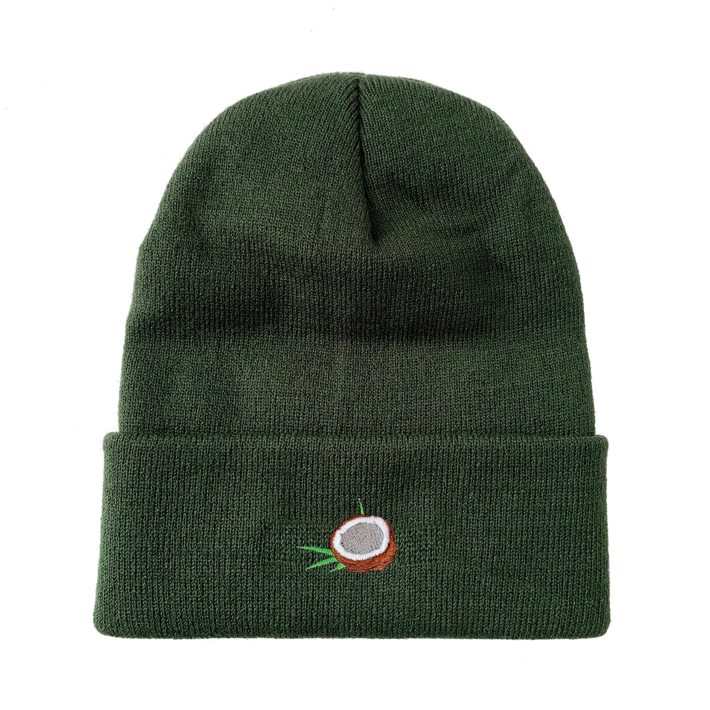 Coconut Embroidered Beanie Winter Beanie