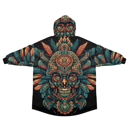 Chicano Blanket Hoodie Mayan Art Personalized Blanket