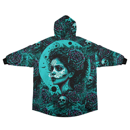 Día de Los Muertos Blanket Hoodie Chicano Art Personalized Blanket