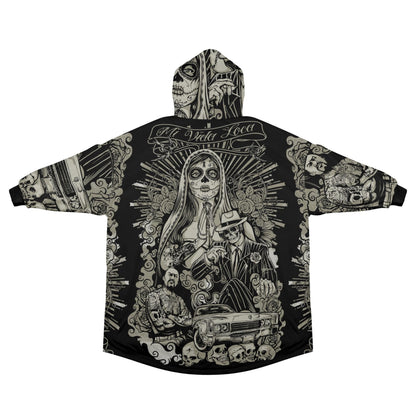 Mi Vida Loca Blanket Hoodie Día De Los Muertos Day of the Dead