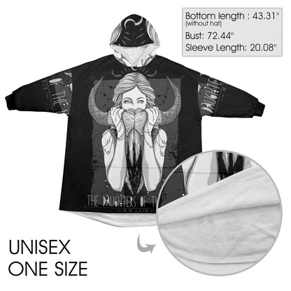 Zodiac Blanket Hoodie Personalized Fleece Loungewear