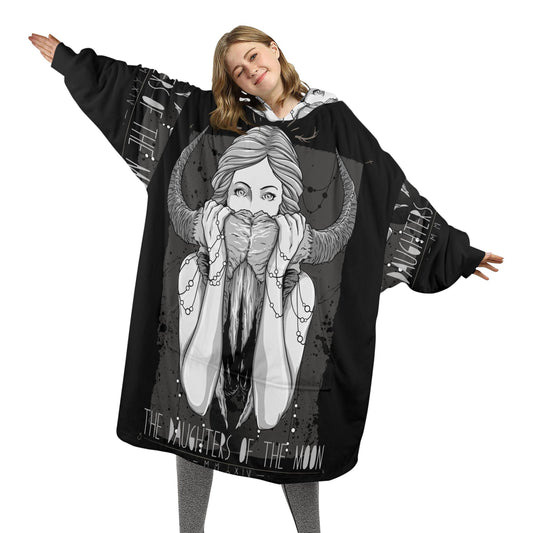 Zodiac Blanket Hoodie Personalized Fleece Loungewear