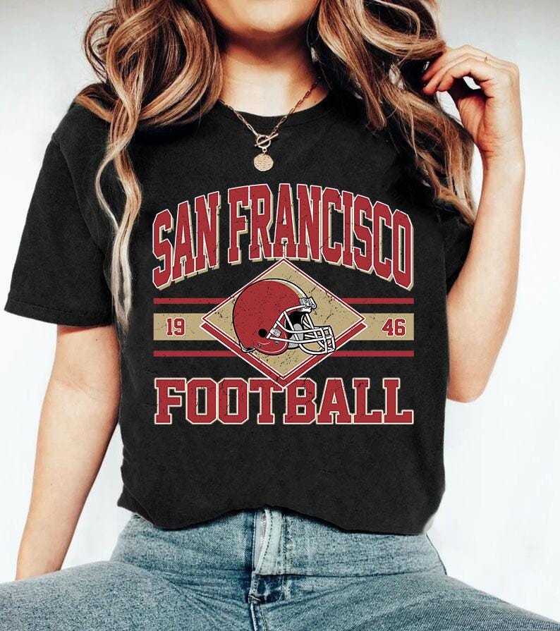 Vintage San Francisco shirt, San Francisco Football Fan shirt, Game Day apparel Football Fan Sport,San Francisco Football Shirt,Sunday Shirt