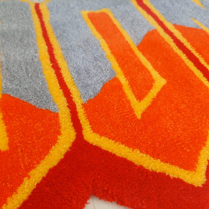 Doom Rug, Tufted Rug, Custom Rug, Living Room Rug, MFDoom Tufted Rug, Handmade Rug, Gift Rug, Area Rug, Bedroom Rug, Cool Rug, Your Name Rug