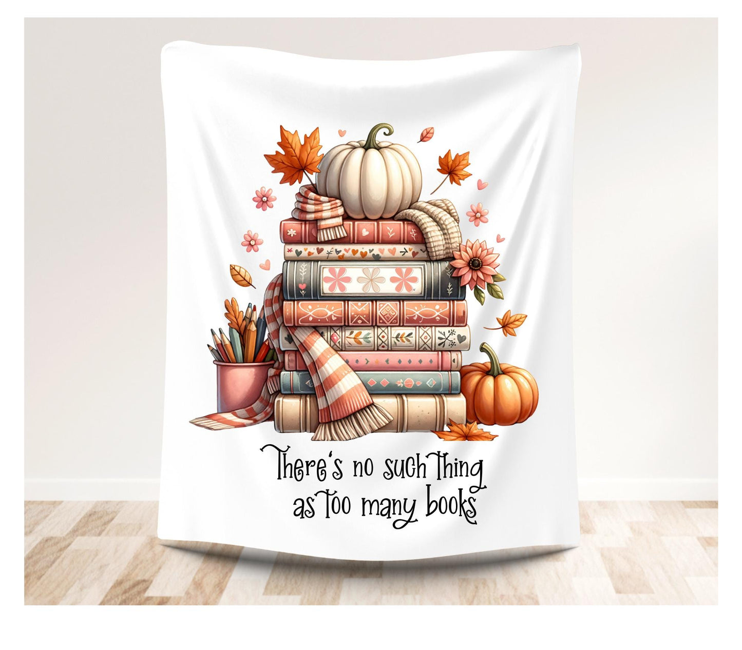 Book lovers fall blanket autumn blanket for book lovers fall throw blanket for bookworms blanket for reading cozy reading blanket for fall