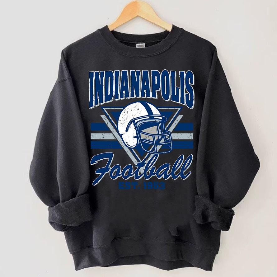 Indianapolis Football Sweatshirt,Trendy Indianapolis Football Fan Shirt,Indianapolis Game Day Shirt,Indianapolis Shirt,Sunday Football Shirt