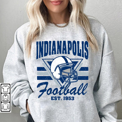 Indianapolis Football Sweatshirt,Trendy Indianapolis Football Fan Shirt,Indianapolis Game Day Shirt,Indianapolis Shirt,Sunday Football Shirt