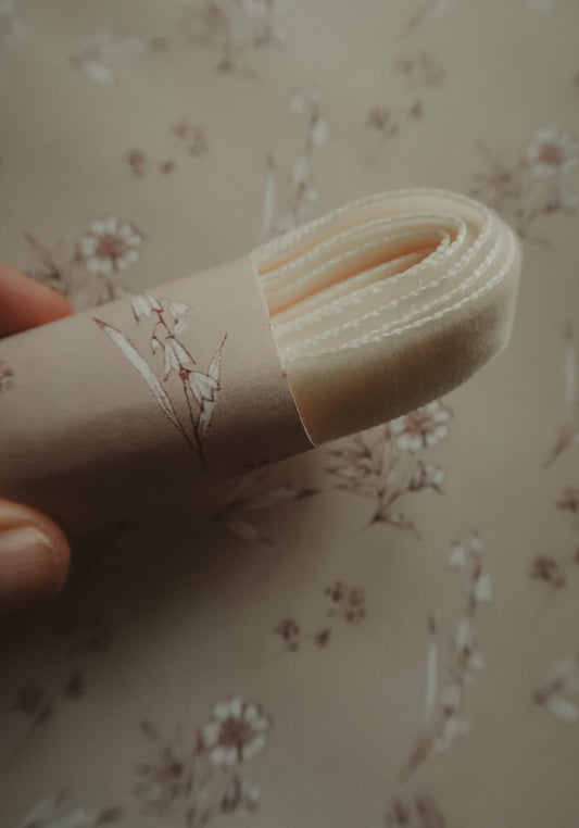 Velvet ribbon pure white, 2.5m bundle velvet ribbon, gift velvet ribbon, gift wrapping ribbon,for gift wrapping