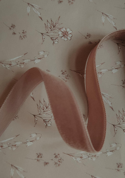 Velvet ribbon rose, 2.5m bundle velvet ribbon, gift velvet ribbon, gift wrapping ribbon,for gift wrapping