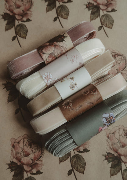 Velvet ribbon rose, 2.5m bundle velvet ribbon, gift velvet ribbon, gift wrapping ribbon,for gift wrapping