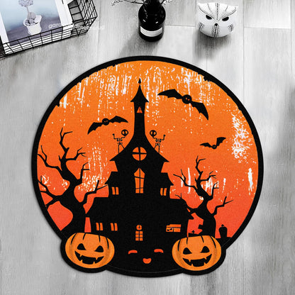 Pumpkin Rug, Happy Halloween Rug, Tufted Look Rug, Halloween Decor, Gift For Halloween, Rugs For Living Room, Anti Slip Rug, Home Decor Rug