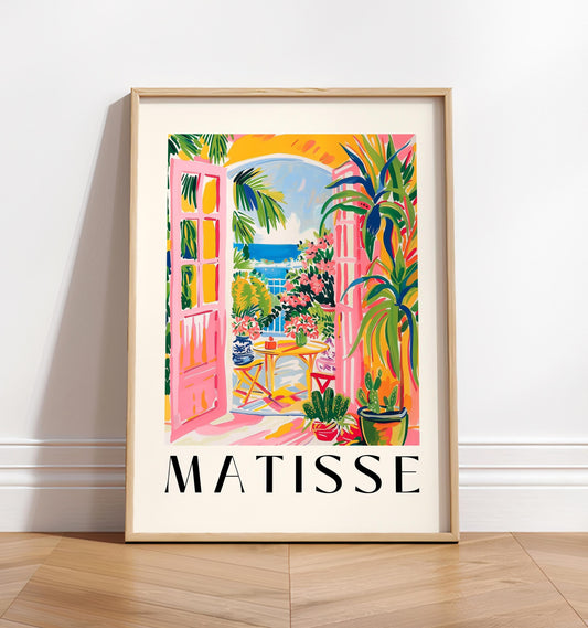 Henri Matisse Print: Tropical Balcony, Modern Gallery Wall Art