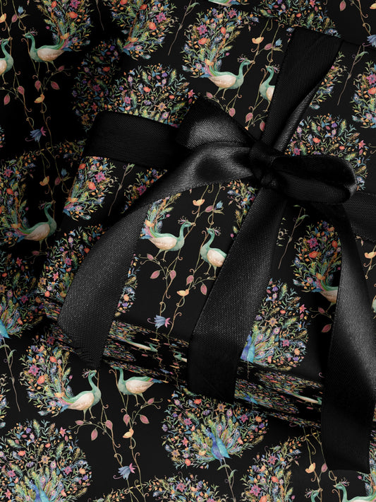 Elegant Wrapping Paper Peacock Gift Wrap Unique Wrapping Paper Wedding Gift Wrapping Paper Gift Package for Her Decorative Paper Thick Paper